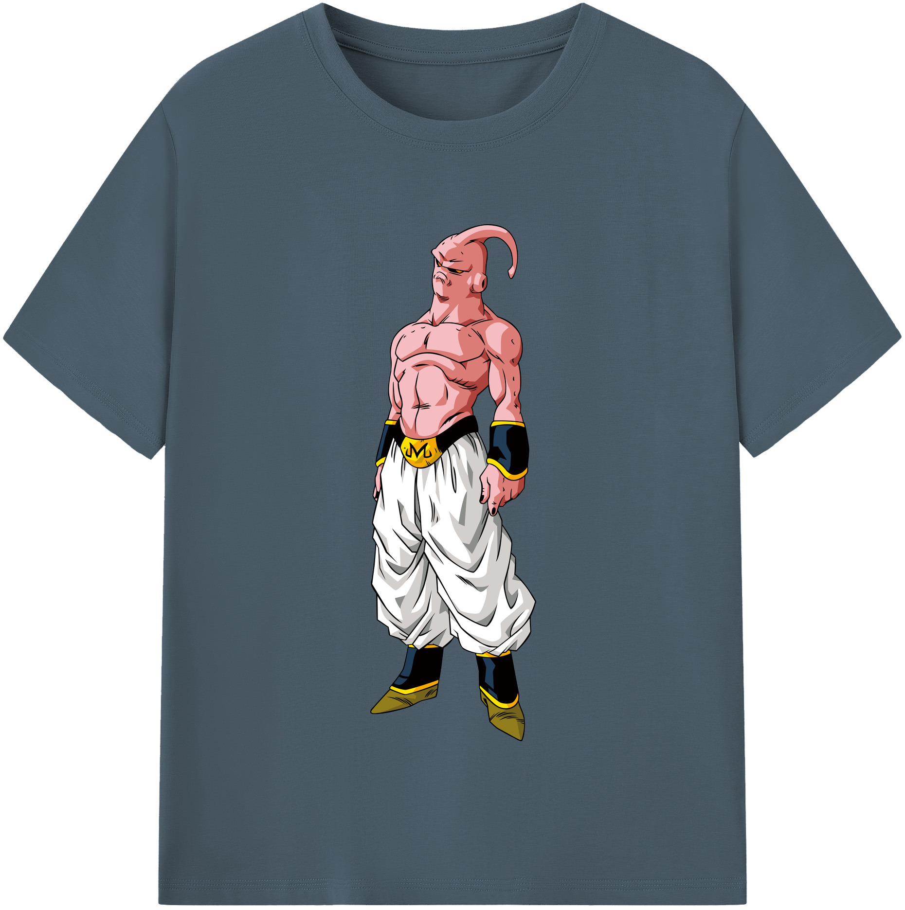 （画像用） ドラゴンボール 魔人ブウ DRAGON BALL Majin Buu 綿100％半袖Tシャツ（フロントプリント）